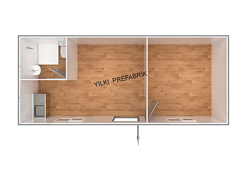 21 m2 konteyner
