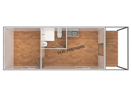 30 m2 kendinden verandalı