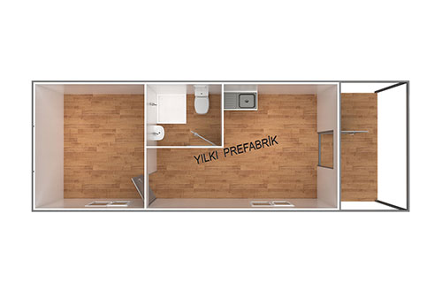 30 m2 kendinden verandalı