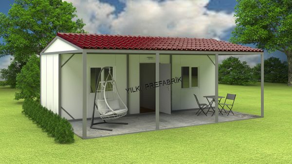 39 m2 verandalı konteyner ev-1