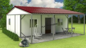 60 m2 verandalı konyetner ev-1